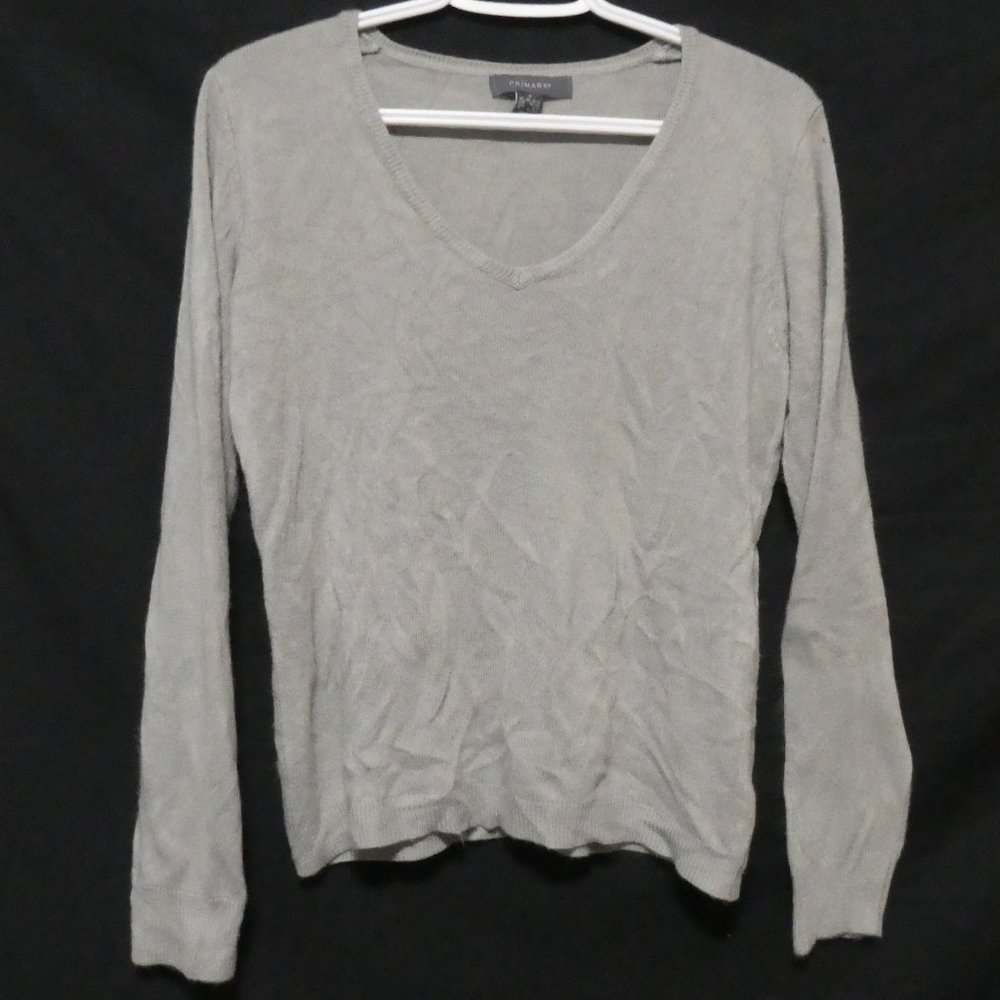PRIMARK | small 6-8 | V-Neck Pullover Long Sleeve Light Sweater | NWOT